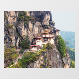 Paro Taktsang: The Tiger's Nest Monastery - Bhutan Window Cling