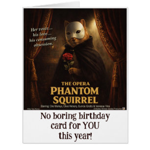 Parodie de l'Opéra Fantôme Écureuil