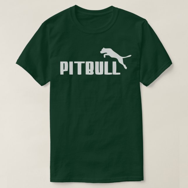 Parody Pitbull  Dog  T-Shirt (Design Front)