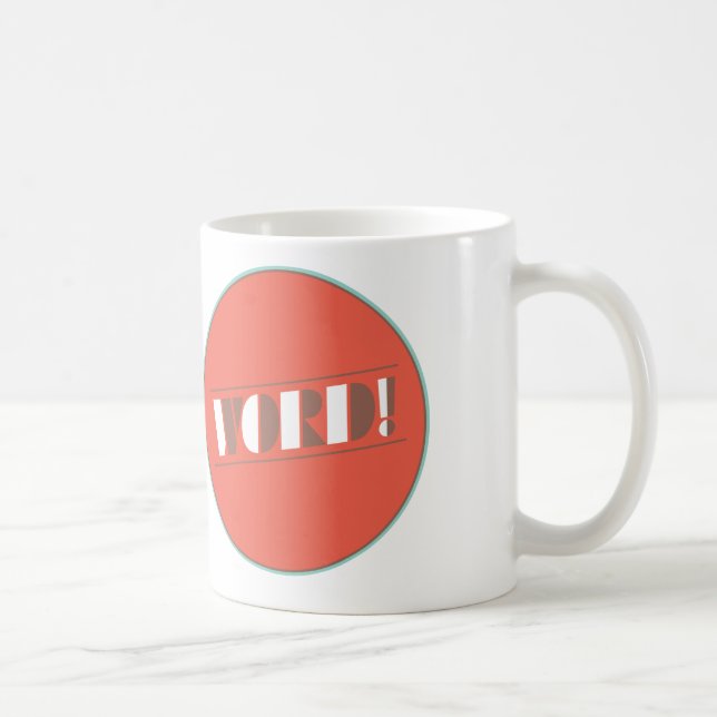 Parole ! Mug café par Good Humour Design (Droite)