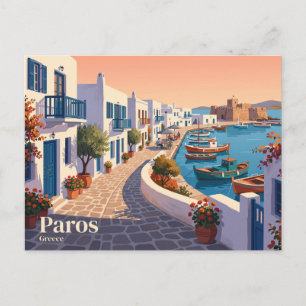 Paros Greece Postcard