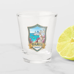 Paros Greece Shot Glass