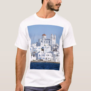 Paros Village Naoussa Island View T-Shirt