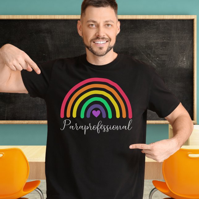 Parprofessional Heart Rainbow T-Shirt (Creator Uploaded)