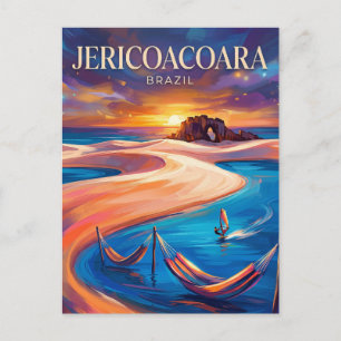 Parque Nacional de Jericoacoara Brazil Postcard
