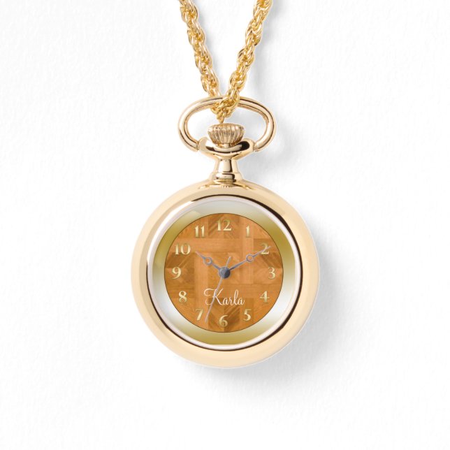 Parquet Personalized Watch (Front)