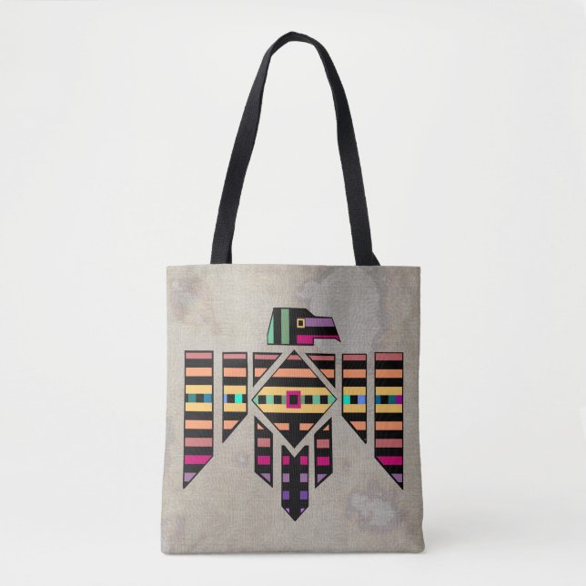 Parquet Thunderbird Allover Tote (Front)