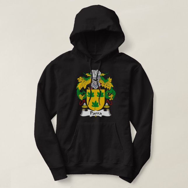 Parra Coat of Arms  Family Crest  Hoodie (Design Front)