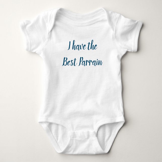 Parrain baby bodysuit (Front)