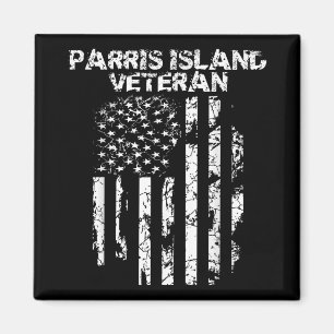 Parris Island Veteran Magnet