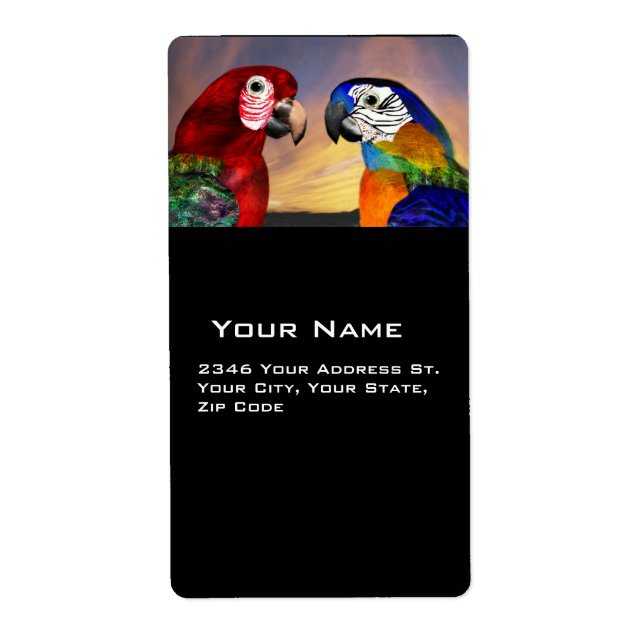 PARROS HYPER / ARBRE ROUGE ET BLEU (Devant)