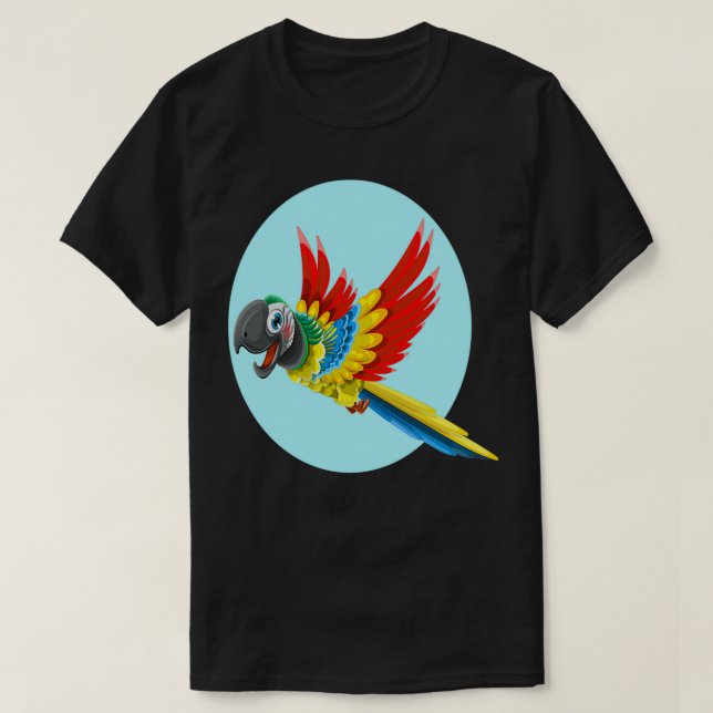 Parrot 3 3 T-Shirt (Design Front)