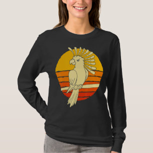 Parrot Animal Bird  Birdwatching Retro Cockatoo T-Shirt