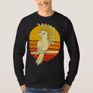 Parrot Animal Bird Birdwatching Retro Cockatoo T-Shirt