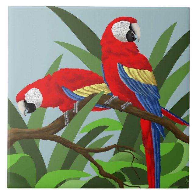 Parrot Art Tiles (Front)