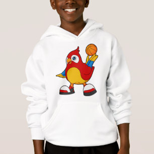 Parrot as Basketball player with Basketball