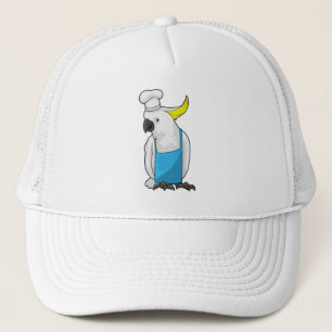 Parrot as Chef with Cooking hat