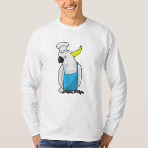 Parrot as Chef with Cooking hat T-Shirt