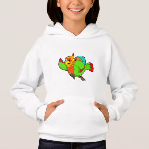 Parrot as Hiker with Backpack