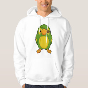 Parrot as Pirate with Eyepatch Hoodie