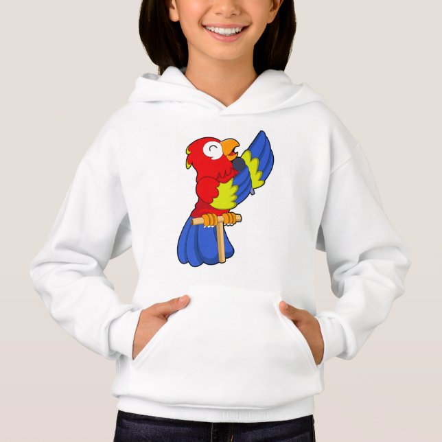 Parrot as Singer with Microphone (Front)