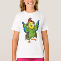 Parrot as Wizard with Hat