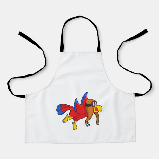 Parrot at Flying as Pilot Apron (Front)