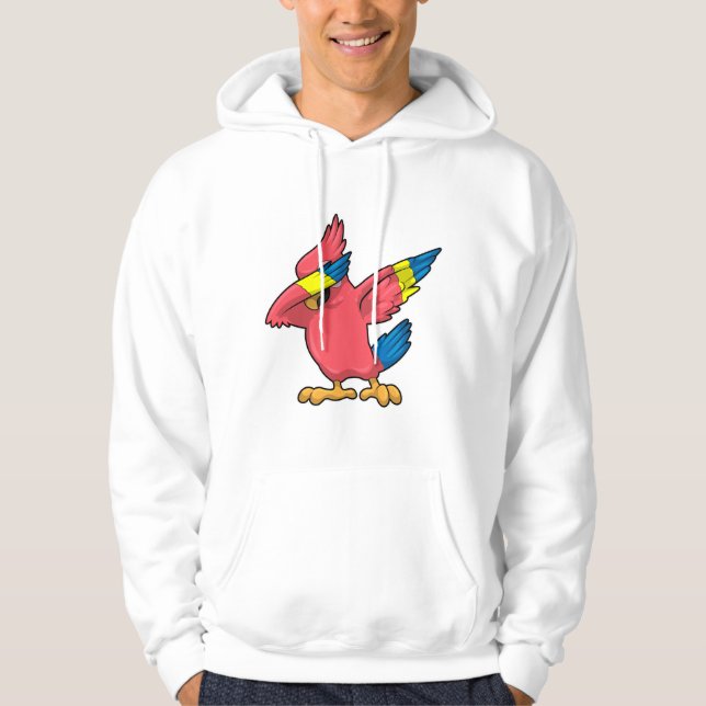 Parrot at Hip Hop Dance Dab Hoodie (Front)