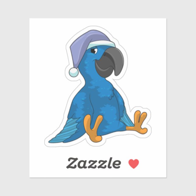 Parrot at Sleeping with Nightcap (Sheet)