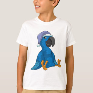 Parrot at Sleeping with Nightcap T-Shirt