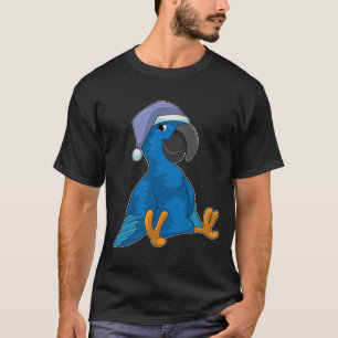 Parrot at Sleeping with Nightcap T-Shirt