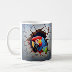 Parrot Bird Breaking Out  Coffee Mug