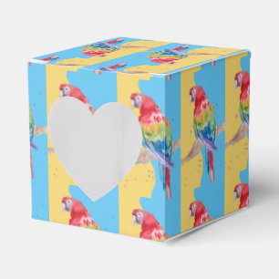 Parrot Bird Childs Boys Birthday Cake Favour Box