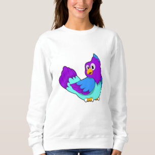 Parrot blue sweatshirt