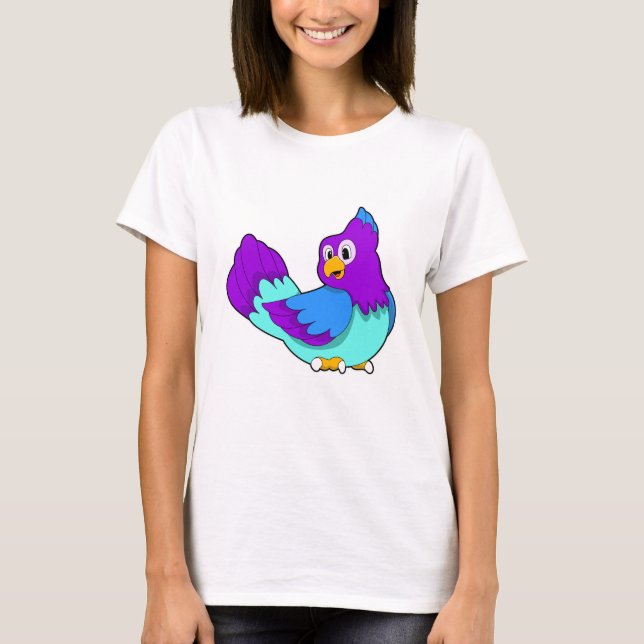 Parrot blue T-Shirt (Front)
