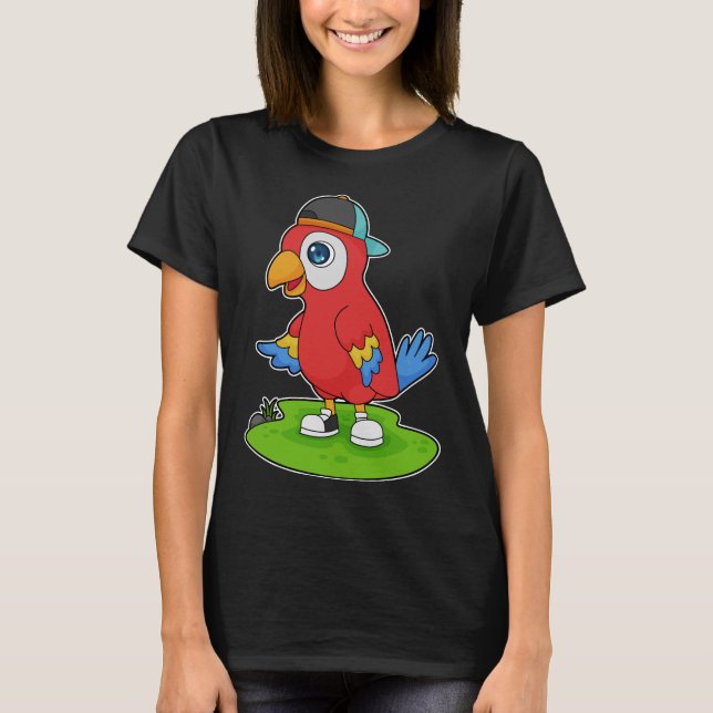 Parrot Cap T-Shirt (Front)