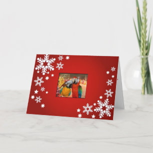 Parrot Card Red