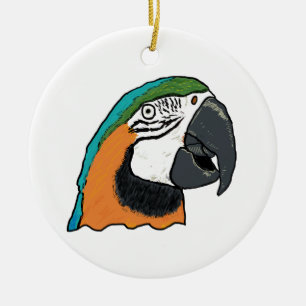 Parrot Ceramic Ornament