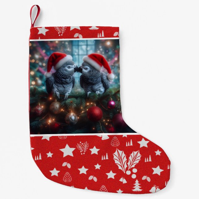 Parrot Christmas Stocking (Front)