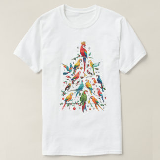 Parrot Christmas Tree tshirt