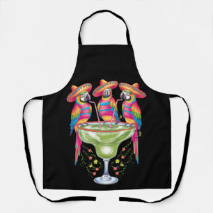 Parrot Cinco De Mayo Funny Drinking Mexican Fiesta Apron