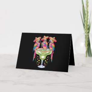 Parrot Cinco De Mayo Funny Drinking Mexican Fiesta Thank You Card