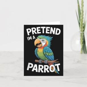 Parrot Costume Card