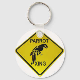 Parrot Crossing Keychain