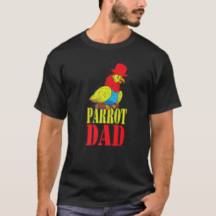 Parrot Dad Budgie  Colourful  Cute Bird Meme T-Shirt