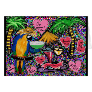 Parrot de fête = Saint-Valentin