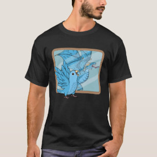 Parrot & Dragon Reflection I Blue Parrotlet  1 T-Shirt