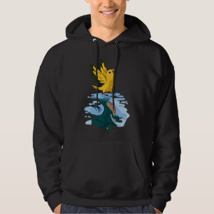 Parrot & Dragon Reflection I Golden Conure  2 Hoodie