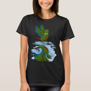 Parrot & Dragon Reflection I Green Cheek Conure T-Shirt