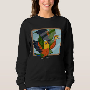 Parrot & Dragon Reflection I Jenday Conure 1 Sweatshirt